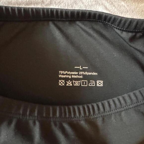 Women's Maternity Black Shorts - Picture 3 of 5